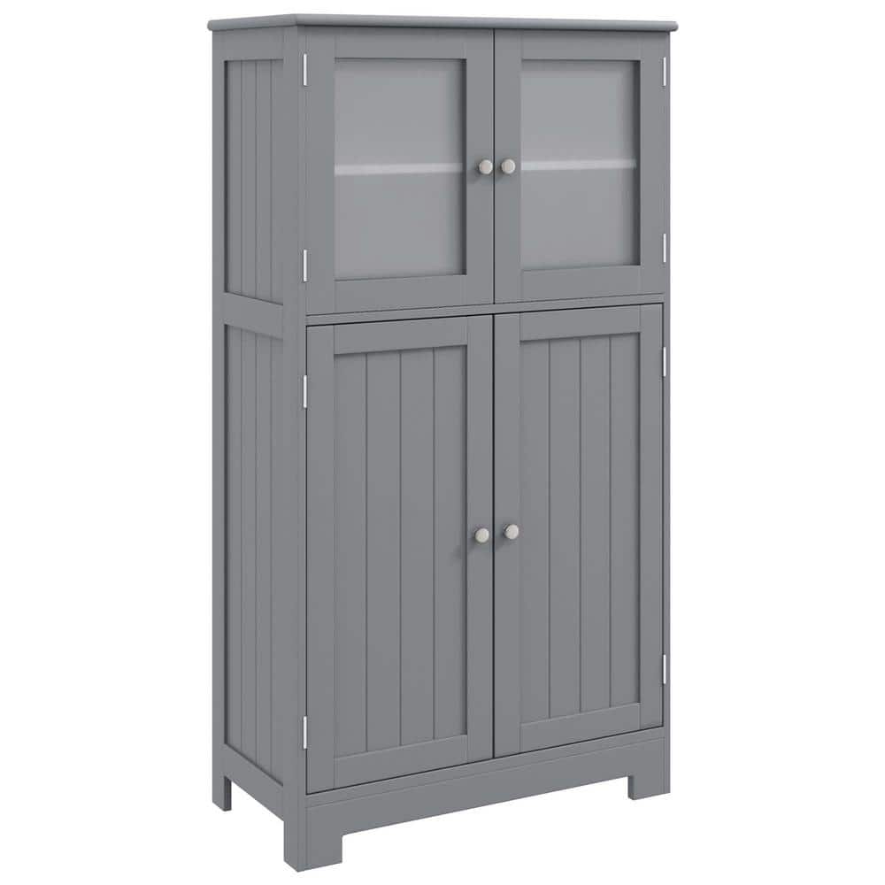 Reviews for Costway Grey Bathroom Floor Storage Kitchen