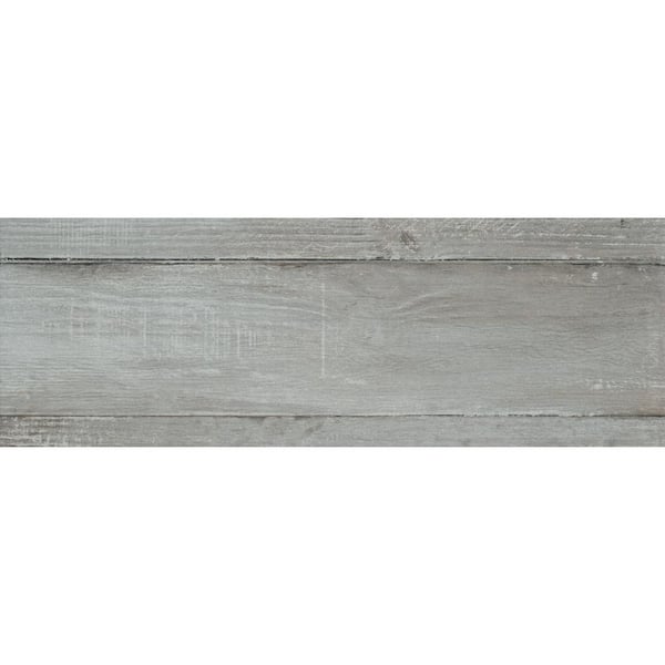 Duttonwood Ash 7 in. x 20 in. Glazed Ceramic Floor and Wall Tile (14.58 sq. ft. / case) Duttonwood Ash 7 in. x 20 in. Glazed Ceramic Floor and Wall Tile (14.58 sq. ft. / case)