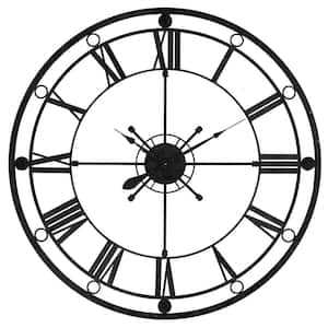 Tower Clock Black Wall Clock