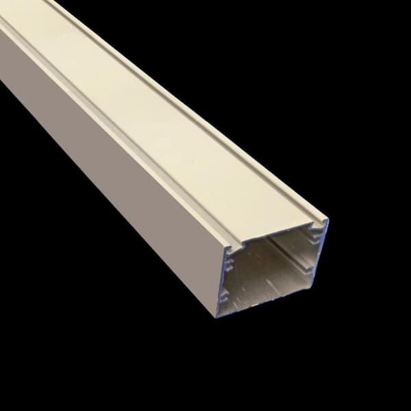 Unbranded 2 in. x 2 in. x 8 ft. Standard Framework White
