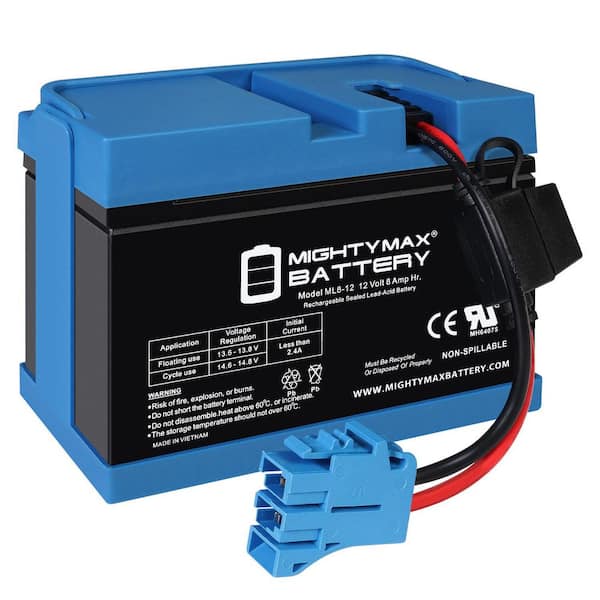 Drop in Replacement for 12 Volt Peg Perego 8 AH Ride On Toy Battery Kit and Harness
