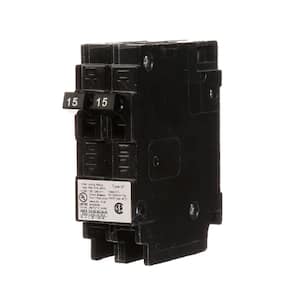 15 Amp Tandem Single Pole Type QT Circuit Breaker