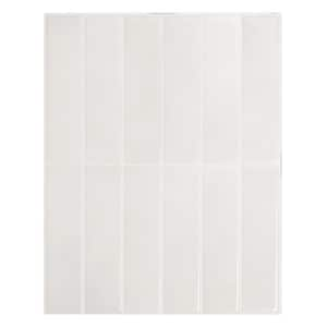 Morocco Essaouira White 11.43 in. x 9 in. Vinyl Peel and Stick Tile (2.84 sq. ft./ 4-Pack)