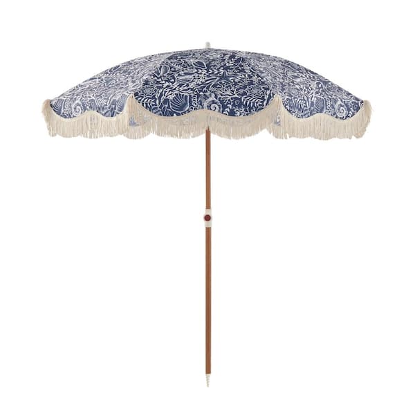 6 floral patio umbrella DIY 6ft Wooden Tilt Beach Summer Parasol this premium custom outdoor umbrella offers UV and water resistance to protect against sun 9ft Floral Patio Umbrella with