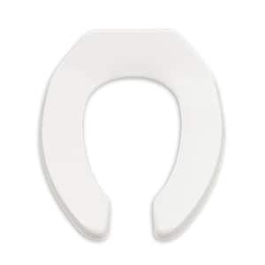 Children's Round Open Front Toilet Seat in White