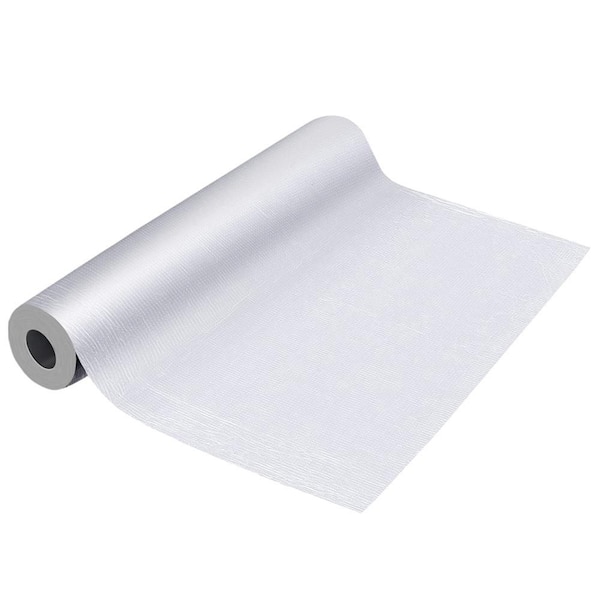 2.95ft x 32.8ft  31-Gauge Corrugated Self Stick Roll Roofing w/ Reflective Aluminum Surface for Metal Roof Panels 1-Pack