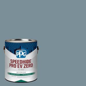 Speedhide Pro EV Zero 1 gal. PPG1153-5 Chalky Blue Semi-Gloss Interior Paint