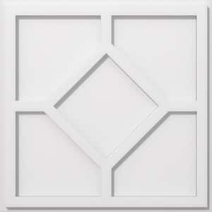 1 in. P X 7 in. C X 20 in. OD Embry Architectural Grade PVC Contemporary Ceiling Medallion