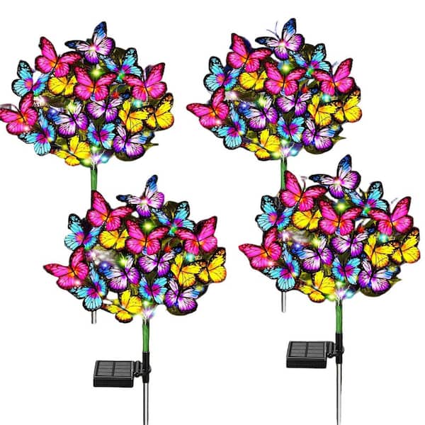Solar Garden Lights Solar Lights Outdoor Waterproof Solar Lights 4-Pack