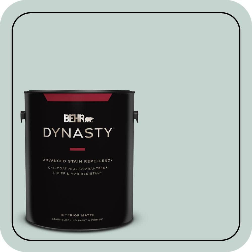 1 gal. #490E-3 Celtic Gray Matte Interior Stain-Blocking Paint and Primer