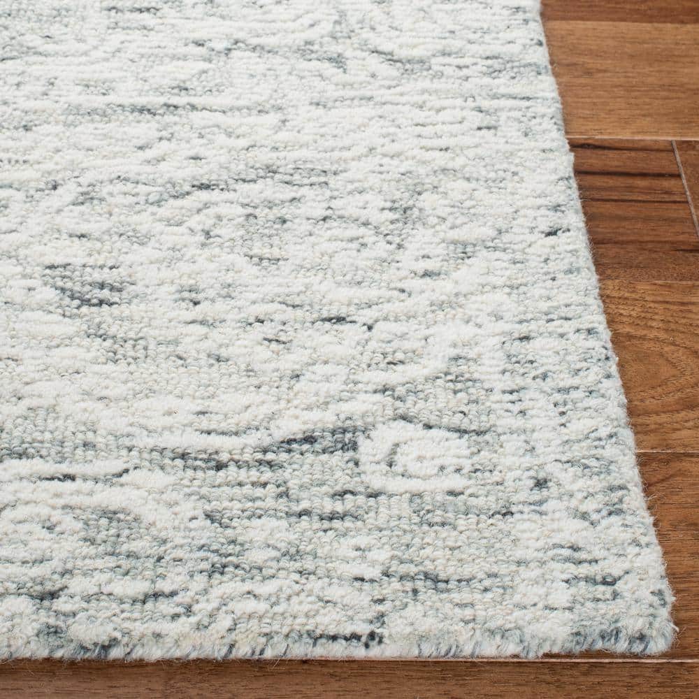 Gray 8' x 10' Handmade Tufted Wool Area Rug