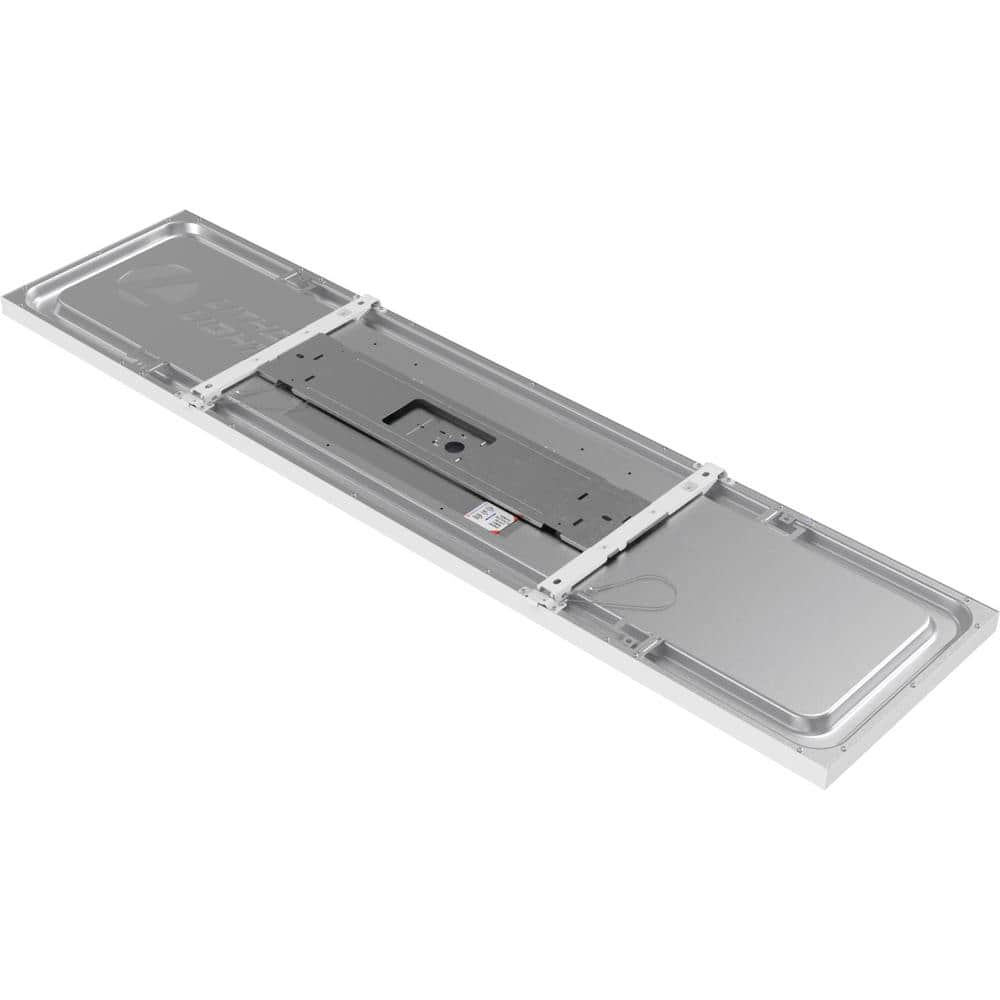 Sleek 47" White Aluminum LED Ceiling Panel with Dimmable Light