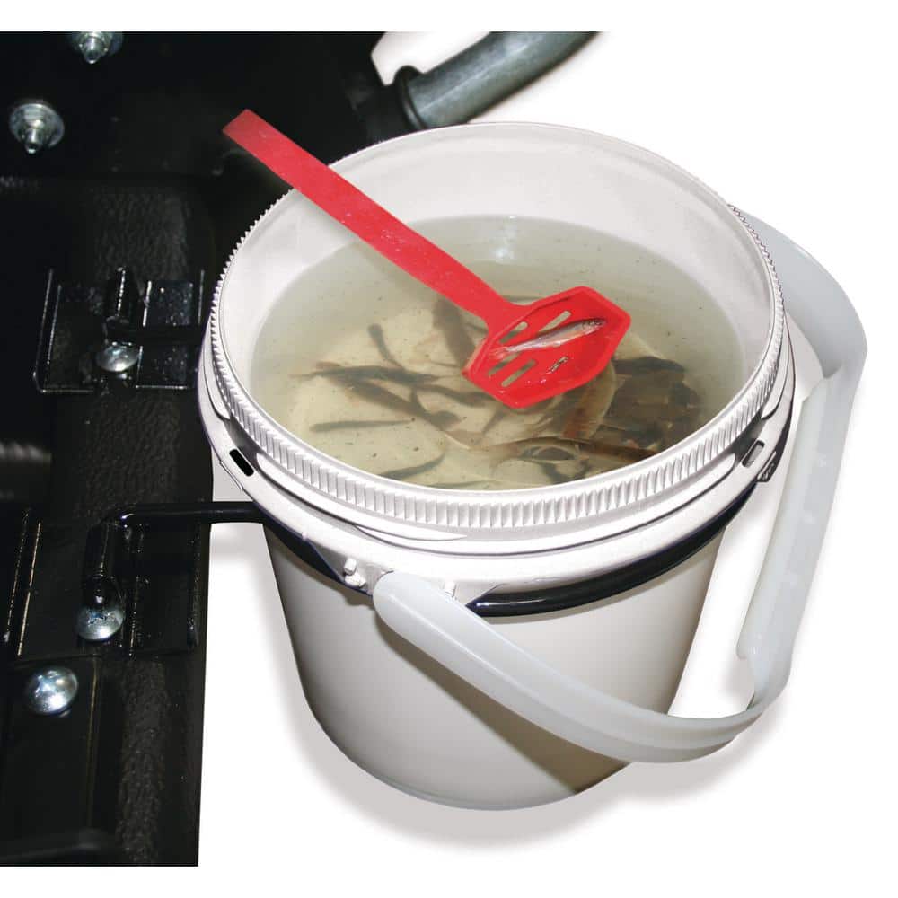 Clam Bait Well with 0.6 Gal. Bucket and Sled Bracket 9024 - The Home Depot