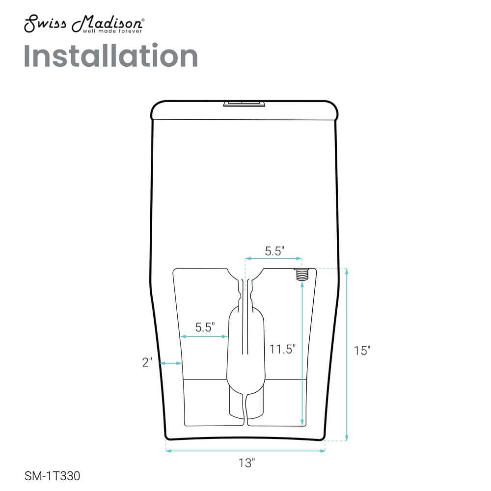 White High Efficiency Dual Flush Elongated One-Piece Toilet