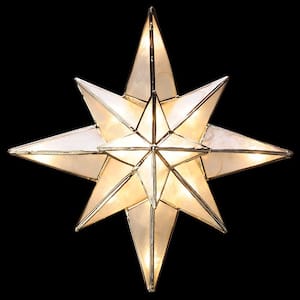 Clear Capiz Bethlehem Star Tree Topper