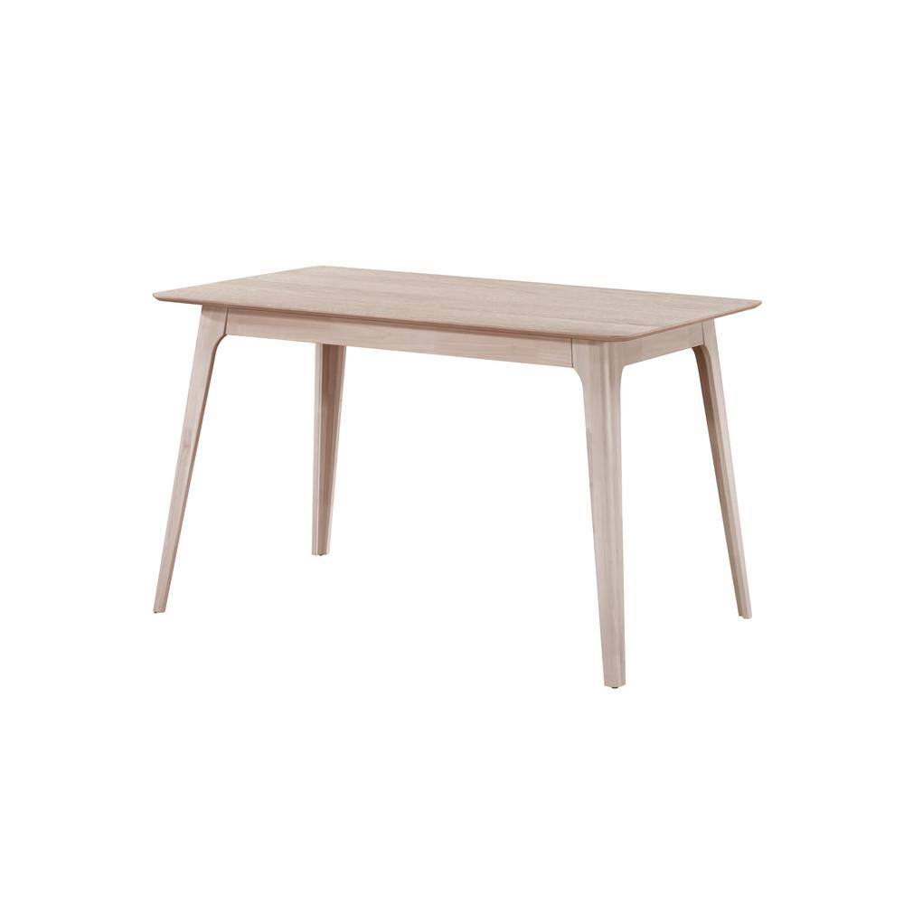 Oscar 7-Piece White Ash Wood Counter Height Dining Set
