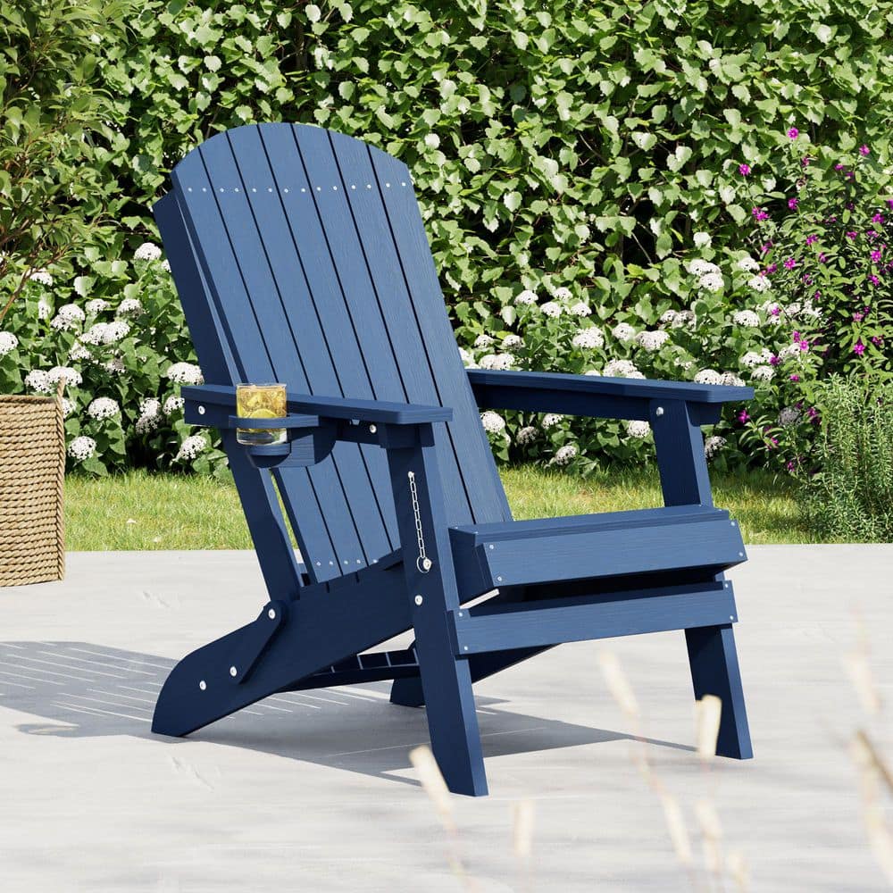 Livewood Outdoor HDPE Plastic Adirondack Chair, Classic Patio