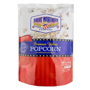 Premium Yellow Popcorn Kernels -12.5 lbs. Resealable Bag for Microwave, Stovetop, and Machines