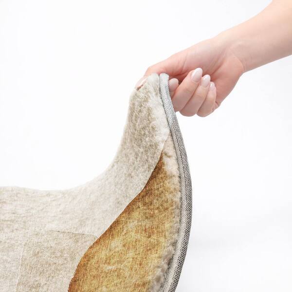 Dream Shag Premium Machine Washable Abstract ADS547 Brown 10 ft. x 14 ft. Area Rug