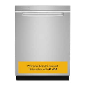 24 in. Built-In Tall Tub 41 dBA Dishwasher in Fingerprint Resistant Stainless Steel with Washing 3rd Rack