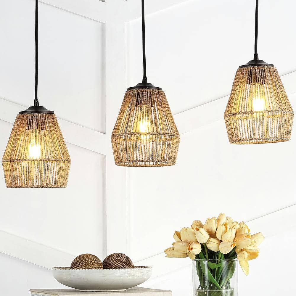 Ibiza Island Seagrassmetal Bohemian Coastal LED Pendant