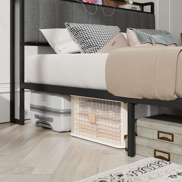 家具 Bed frame(Queen) Amazon.com: EMODA Queen Bed Frame No Box Spring Needed 18 Inch
