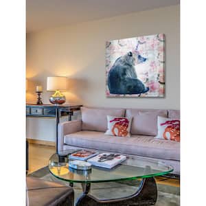 48 in. H x 48 in. W "Party Bear" by Morgan Jones Printed Canvas Wall Art