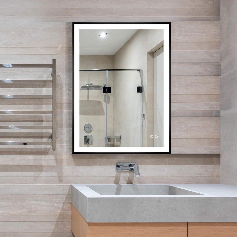 Gold Framed Full Length LED Rectangular Mirror