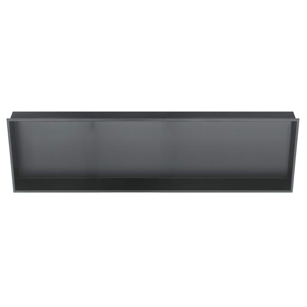 36.6 in. W x 13 in. H x 4 in. D Stainless Steel Single Shelf Recessed Shower Niche in Gun Metal Black price history on PriceWatchPro