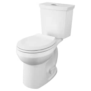 Cadet 3 Tall Height 2-piece 1.0/1.6 GPF Dual Flush Round Toilet in White, Seat Included