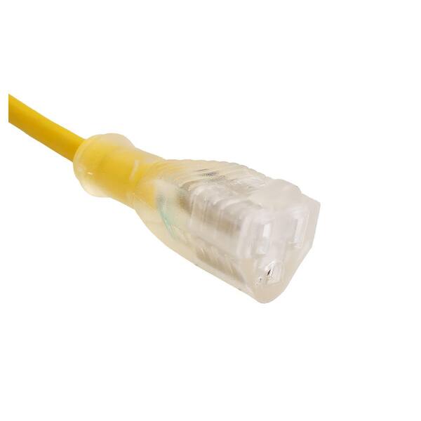 Clear PVC 3-wire Medium Duty Spooled Lamp Cord –