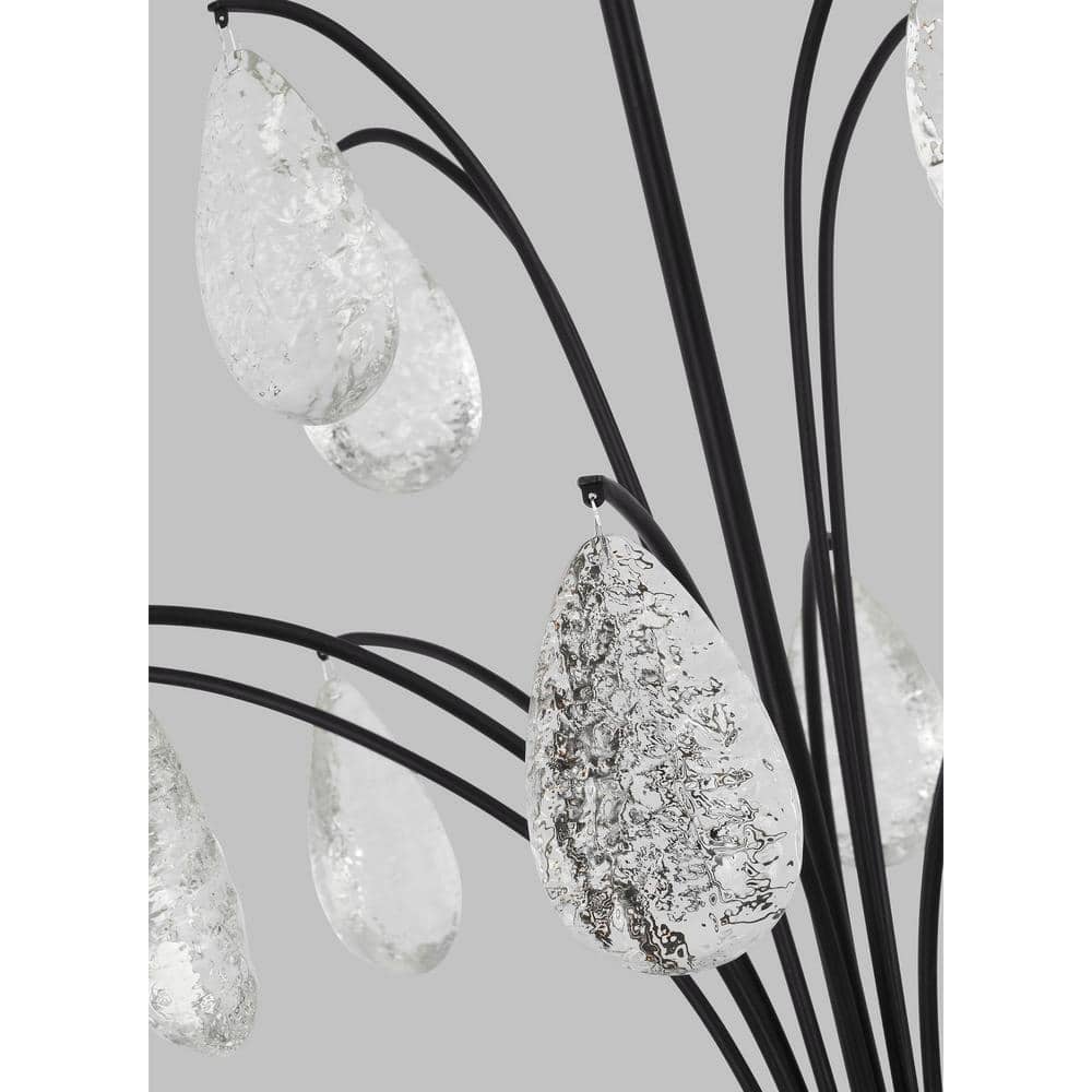 Shannon Aged Iron 8-Light Candle Style Chandelier