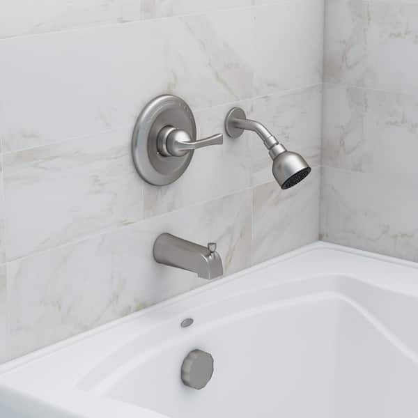 Delta Foundations Single-Handle 1-Spray Tub and Shower Faucet in