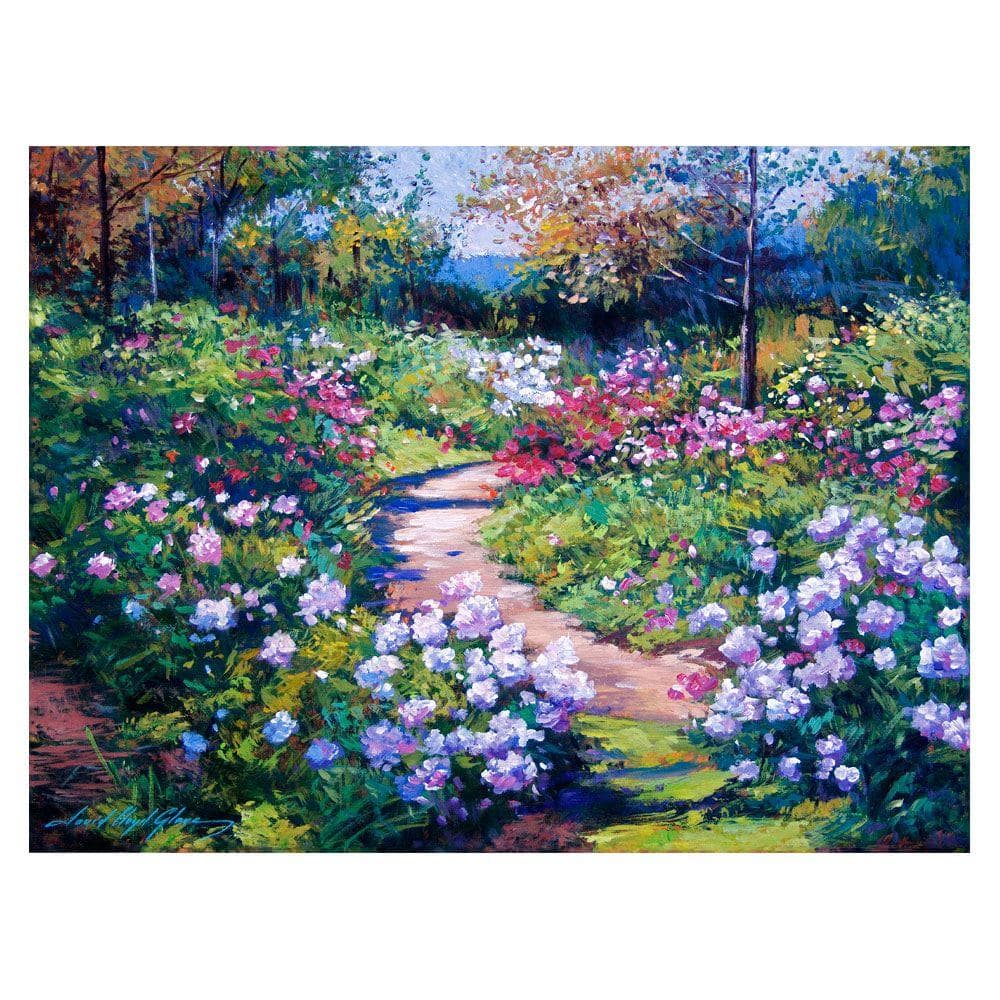 David Lloyd Glover Nature's Garden Wrapped Canvas Art