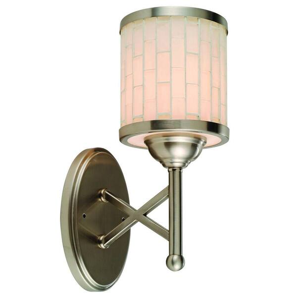 Cresswell 1-Light Mosaic Glass Wall Sconce-DISCONTINUED