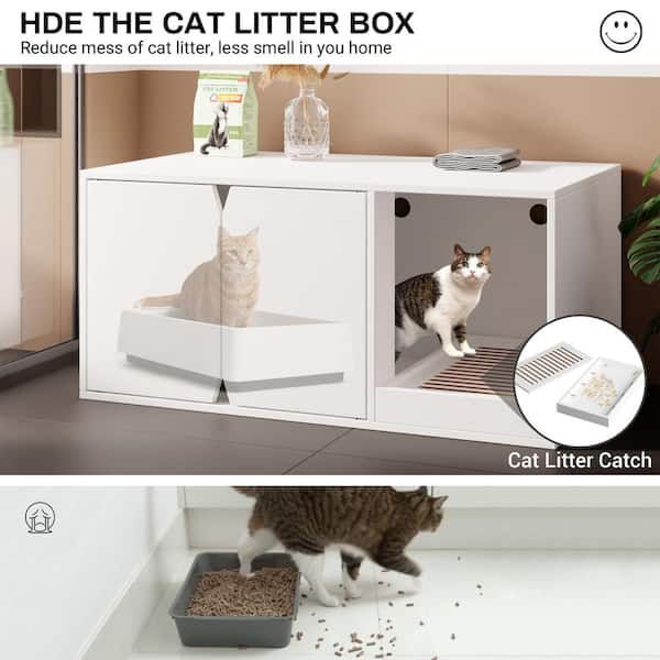 HOT Pet Supplies Stackable Cat Litter Box FUFU&GAGA Cat Litter