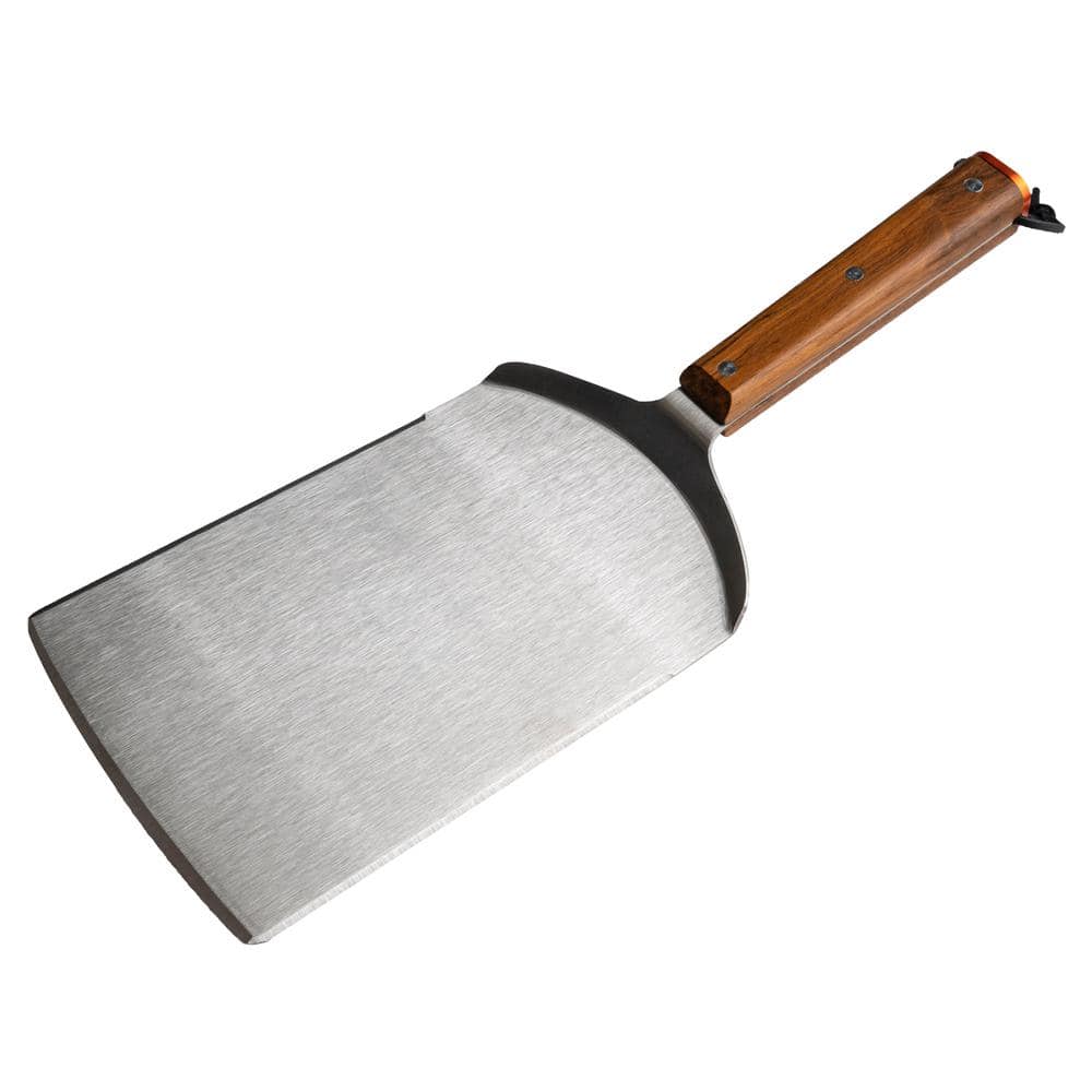 XXL Stainless Steel BBQ Grilling Spatula with Wooden Handle