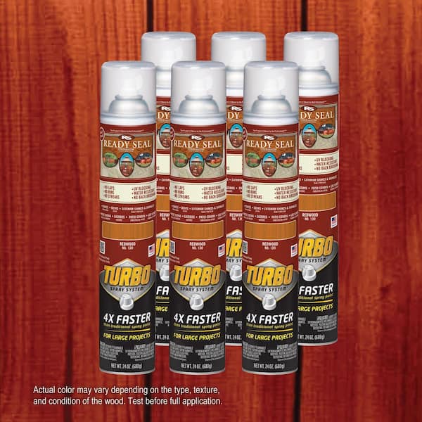 Ready Seal 24 oz. Turbo Redwood Exterior Wood Stain and Sealer