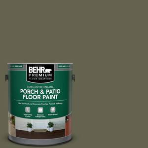 1 gal. #400F-7 Groundcover Low-Lustre Enamel Interior/Exterior Porch and Patio Floor Paint