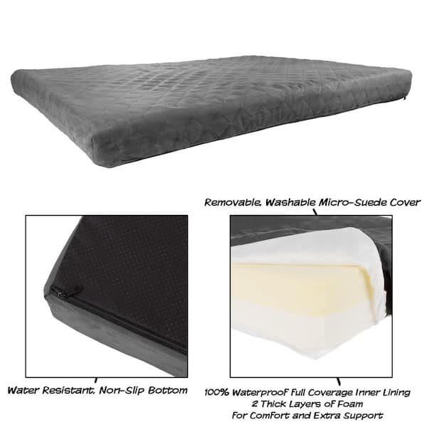 Petmaker orthopedic memory foam pet outlet bed