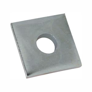 1/2 in. Square Strut Washer Silver Galvanized (5-Pack)