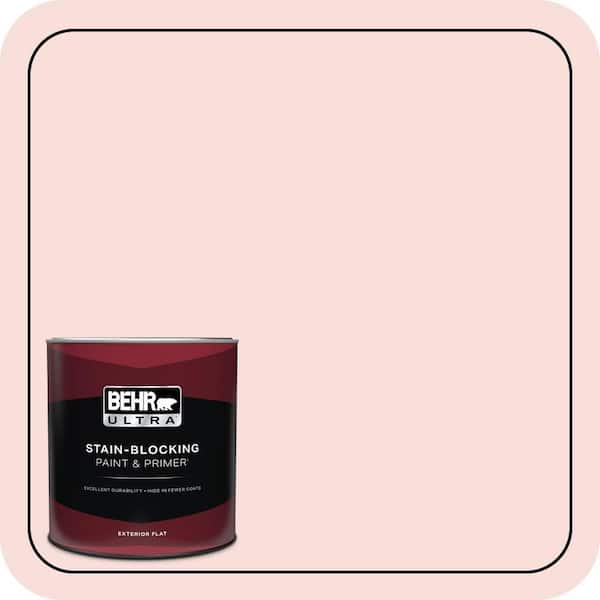 BEHR ULTRA 1 Qt. #160C-1 Floral Linen Flat Exterior Paint & Primer