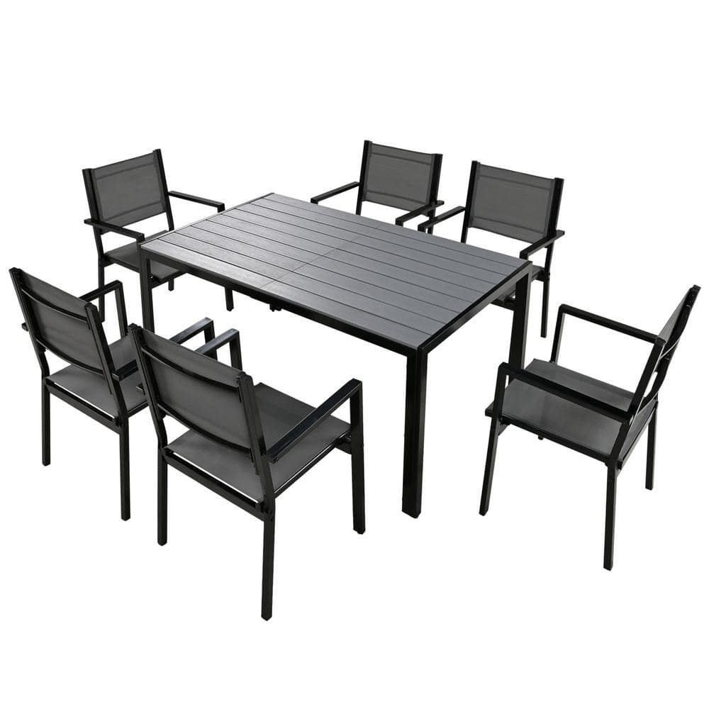 Hot Selling 7-Piece Metal Outdoor Patio Conversation Set with Table for for