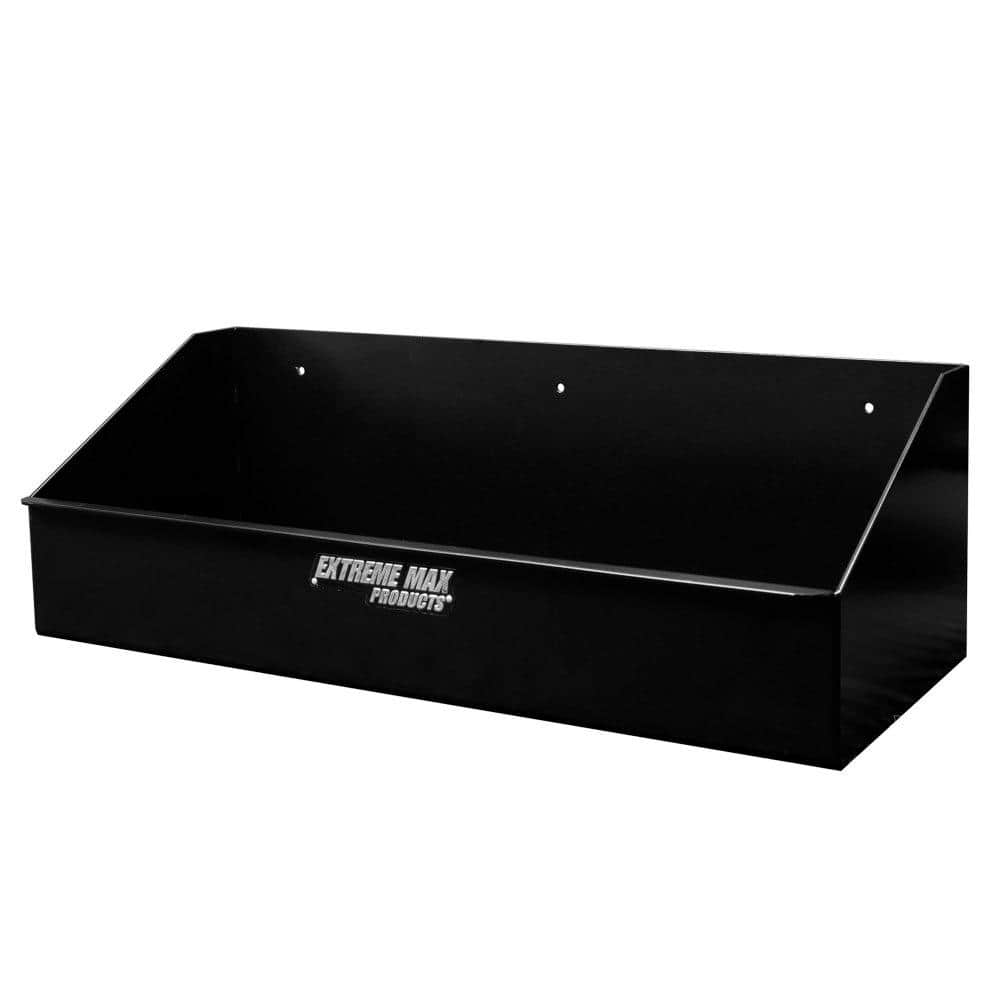 Aluminum 4-Quart Liquid Storage Shelf - Holds Four 1-Quart Bottles in Black price history on PriceWatchPro