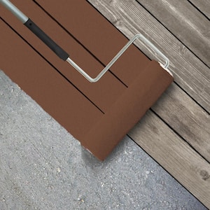 1 gal. #SC-142 Cappuccino Textured Low-Lustre Enamel Interior/Exterior Porch and Patio Anti-Slip Floor Paint