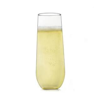 Stemless 12-piece Champagne Flute Glass Set