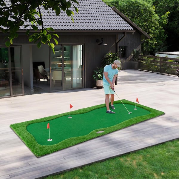 Thanaddo 12 x 5 ft. Large Professional Golf Training Mat for