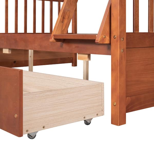 Claire Twin Size Storage Bed | Custom Kids Furniture 3 Storage Drawers & Trundle Bed / Custom Kids Furniture