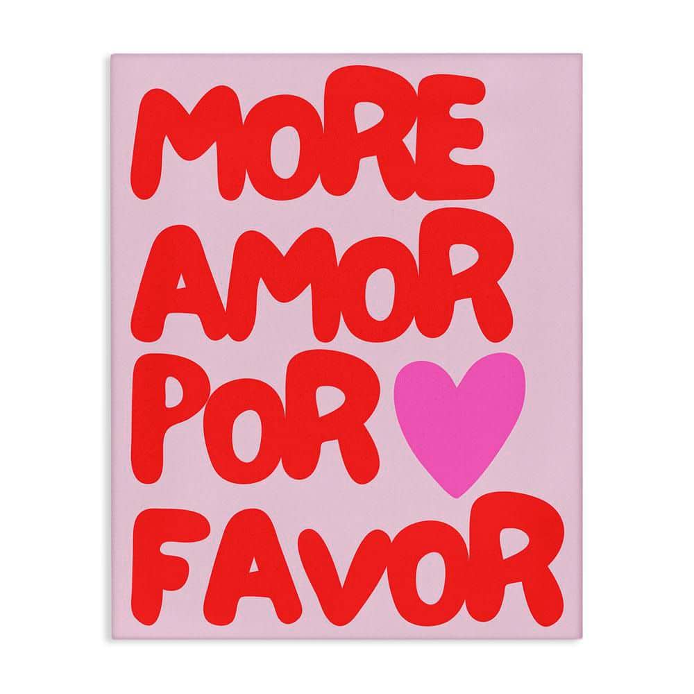More Amor Phrase by House of Lulu Unframed Typography Graphic Art Print 20 in. x 16 in. price history on PriceWatchPro