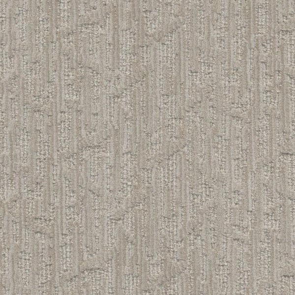 Experimental Art - Horseshoe - Gray 38 oz. SD Polyester Pattern Installed Carpet